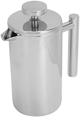 Stainless Steel French Press Coffee Maker Double Wall Insulated Portable French Press Pot for Home Outdoor Camping Travel (1000ml) - Image 6
