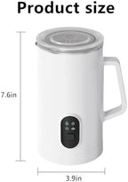 400W Commercial Milk Frother Machine, 580ml Stainless Steel Automatic Foam Maker, Hot Cold Latte Cappuccino Steamer for Home Coffee Shop Use - Image 2