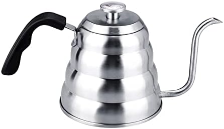 Pour Over Coffee Kettle 1.2L Gooseneck with Thermometer by TOPINCN