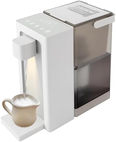 Instant Hot Water Filter Dispenser Countertop Water Filter System for Quick Heating, Adjustable 5 Temperatures & 3 Water Volume Outputs, 101 Ounce 3L Capacity, Safety Lock, 110V 1450W by TREMENPOW