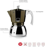 IBILI - Elba Coffee espresso machine, 3 cups, 150 ml, cast aluminium, stainless steel base, with reducer for 2 cups, suitable for induction - Image 5