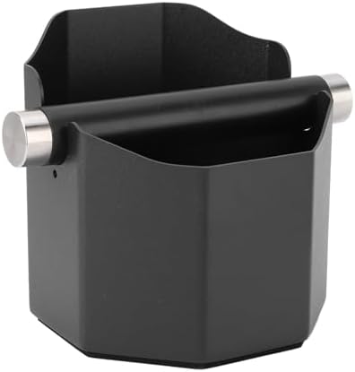 Stainless Steel Coffee Ground Knock Box, Compact Coffee Knock Box for Home Kitchen Countertop, Durable Bin with Quiet Design for Espresso Machine Accessories - Image 5