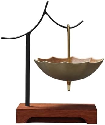 Porcelain Tea Filter with Hanging Hook, Tan by Unknown