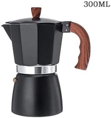 Vintage Moka Pot 150/300ml Wood Handle Stovetop Espresso Maker Italian - Image 3