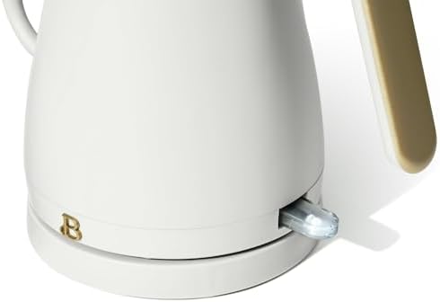 1 Liter Electric Gooseneck Kettle with Precision Pour Spout, Auto Shut Off, Cordless Design, 1200W (White Icing) - Image 7