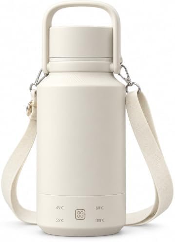 MEGAWISE 1L Portable Electric Kettle, 4 Temp Settings, 8H Keep Warm by MEGAWISE