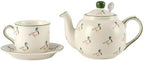 London Pottery Porcelain Coffee Cup with Saucer 220ml/7.4oz, British Teacup Set for Latte, Cappuccino, Espresso, Tea Party Wedding Birthday Housewarming Gift (Duck，Cup and Saucer, 220ml) - Image 2