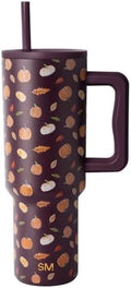 Simple Modern Halloween Tumbler with Handle | 40oz | Pumpkins by Unknown