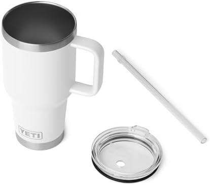 YETI Rambler 35 oz Straw Mug 2.0, White - Image 3
