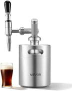 VEVOR Nitro Cold Brew Coffee Maker 68 oz Nitrogen Dispenser System, Home Brew Coffee Keg, Portable Nitrogen Infuser with Dispenser and Pressure Relieving Valve, Gift for Coffee Lovers by VEVOR