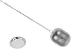 PRETYZOOM 5pcs Stainless Steel Loose Leaf Tea Infuser Food-grade Tea Strainer with Base for Brewing Spices Condiments for Home - Image 4