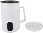 Yinhing Electric Milk Frother, 160ML Frothing 350ML Heating Capacity, Silent Motor Non Stick Coating, with Tilted Spout and Cleaning Brush, for Coffee Latte Cappuccino Hot Chocolate (US Plug 110V) - Image 2
