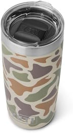 YETI Rambler 10 oz Tumbler, Stainless Steel, Vacuum Insulated with MagSlider Lid, Tan Camo by YETI