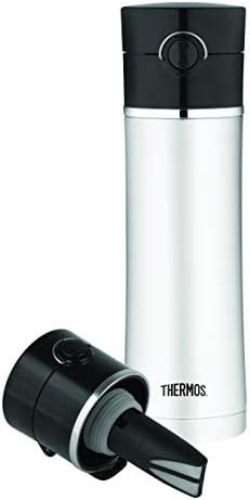 Thermos Sipp 16-Ounce Leak Proof Drink Bottle with Tea Infuser, Black, Stainless Steel - Image 3
