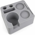 Generic Molded Coffee Tamper Mat | Silicone, Coffee Portafilter Stand, Non Slip, for Cafe, Baristas, Gray by Unknown