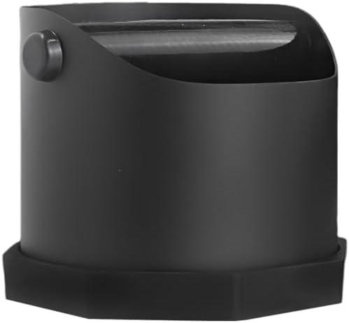 Small Espresso Knock Box, 25.36 oz / 750 mL Matte Black Stainless Steel Coffee Waste Bin, Anti-Slip Base, Easy-Clean Grounds Disposal Container, Compact Choice for Home Barista Use - Image 2