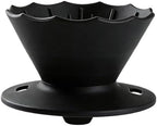 Food Grade Silicone Collapsible Coffee V60 Filter, Reusable Dripping Funnel Cup Portable Travel(Black) by Unknown