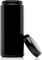 Infinity Jars 1 L Airtight Smell Proof Coffee Canister Set, 6 Pack, Black - Image 3