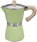 Gnali & Zani VEZ006/IND/GREEN Venezia - Coffee Maker Green, 6 Tassen Espresso, Aluminium by Gnali+%26+Zani