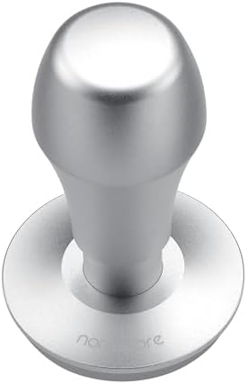 Normcore 58.5mm Coffee Tamper V4.1 with Click Sound Feedback, Espresso Barista Hand Tamper, Spring Loaded Tamper With Flat Base, Anodized Aluminum Handle, Compatible with 58mm Espresso Machine, Silver - Image 6