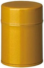 Tokyo Matcha Selection - Azuma-nuri Steel Tea Caddy can - 2 Size - 3 coior - for Tea Leaf [Standard Ship by SAL: NO Tracking Number & Insurance] (Yellow, S) by Tokyo+Matcha+Selection