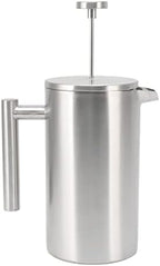 French Press Coffee Maker,304 Grade Stainless Steel Coffee Press,French Press Coffee Maker with Filter Double Wall Insulated Rust Proof Dishwasher Safe 1L - Image 4