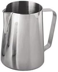Update International EP-12 Stainless Steel Frothing Pitcher, 12-Ounce, Set of 6 by Unknown