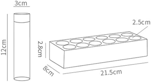 Coffee Bean Storage Tubes,12PCS Glass Vials w/Valve Cap,Wooden Stand&Funnel for Single Dose Brewing,22g Capacity Container - Image 6