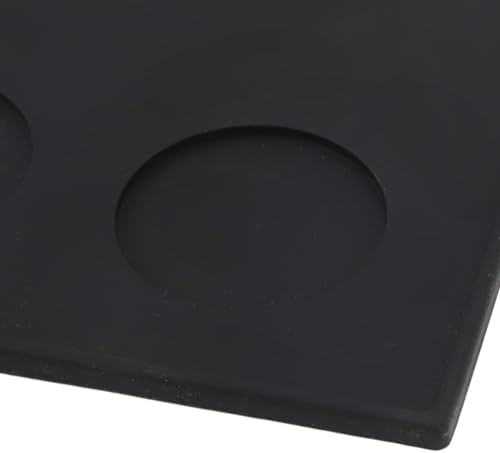 Coffee Tamping Mat Silicone, Slip Coffee Tamper Pad, Food Grade Silicone Tamping Station Mat with Multiple Slots, Thick for Home Bar Coffee Shop - Image 3
