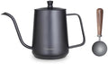 Easyworkz Gooseneck Pour Over Coffee Kettle 30 fl oz Bundled with Stainless Steel Coffee Spoon by Easyworkz
