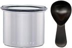 Airscape Stainless Steel Coffee Canister & Scoop Bundle | Dry Goods Storage by PlanetaryDesign