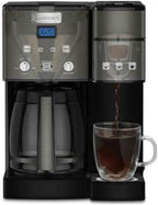 Cuisinart Coffee Maker,12 Cup with 3 Single-Size Brewers, 6, 8, 12 oz, Black/Stainless Steel, SS-15BKSP1 - Image 3