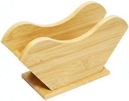 Bamboo Coffee Filter Holder Stand - Vertical Countertop Organizer for Kitchen Storage, Natural Wood Rack for Paper Filters, 8.7 x 4.3 x 2.8 Inches by Unknown