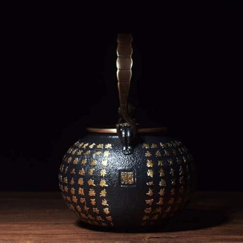 Cast Iron Tetsubin Teapot 1400ml Retro Japanese Handmade Tea Kettle With Infuser For Loose Leaf Tea - Image 4