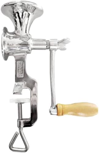 Generic Manual Coffee Grinder Coffee Mill Hand Crank Grinder Burr Grinder Bean Grinder Stainless Steel Body With Adjustable Clamp Stable On Countertops by Unknown