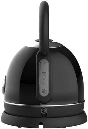 CULINARY CHEF Retro Electric Hot Water Kettle with Speed Boil Tech, Bpa-Free, 1.8, Stainless Steel, Black - Image 3