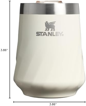 STANLEY Reserve Wine Tumbler | 11 oz Stainless Steel Travel Mug For Wine, Cocktails, Soda | Keeps Drinks Cold for Hours | BPA-Free | Cream Gloss - Image 7
