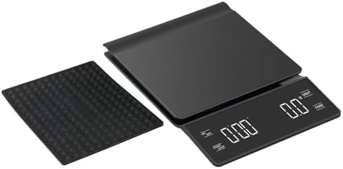 Cooking Scale - Meal Prep Scale, Compact Kitchen Scale | High Precision Scale, Coffee Scale with Timer, Digital espreso Scale, Touch Screen Coffee Scale, Multifunctional Kitchen Scale for Restaurant by Unknown