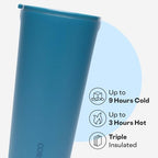 Corkcicle Insulated Tumbler with Sliding Lid, 24 oz, North Shore - Image 3