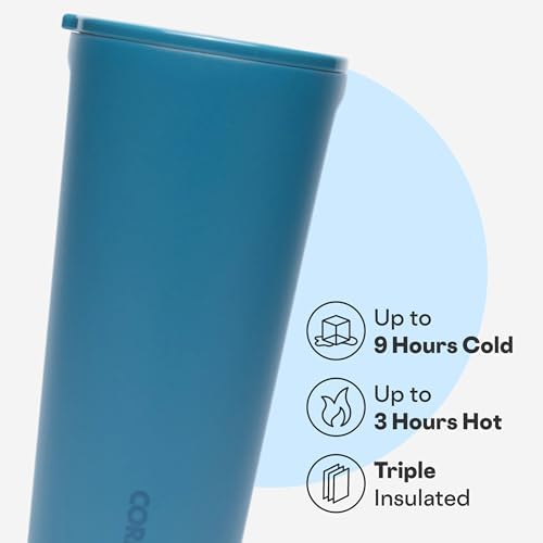 Corkcicle Insulated Tumbler with Sliding Lid, 24 oz, North Shore - Image 3