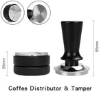 57mm 57.5mm Constant Pressure Elasticity Coffee Tamper Distributor Tool，Compatible For Lelit，Replacement Espresso Machine Accessory(57.5mm,1set) - Image 2