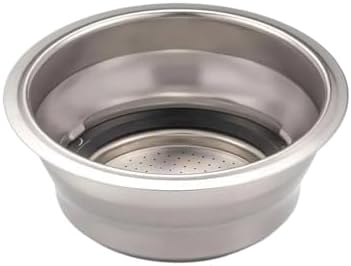 51mm 1Cup/2Cup Pressurized Filter Basket ESE Pod Filter Basket，Compatible For Delonghi，EC680 EC685 ECP35.31 ECF01 Coffee Machine(2 Cup Basket) by Unknown