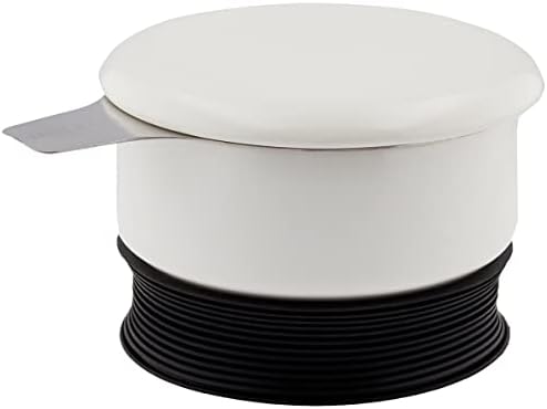 FORLIFE Curve Asian Style Tea Cup with Infuser and Lid 12 ounces, White - Image 4