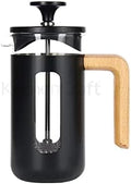 La Cafetière Pisa Stainless Steel Cafetière, Three Cup, Black, Gift Boxed, 35 ml by La+Cafeti%C3%A8re