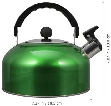 Cabilock Stainless Steel Whistling Tea Kettle Stovetop Tea Kettle for Gas and Induction Cookers Ergonomic Handle Large Capacity Boiling for and Hot Water - Image 3