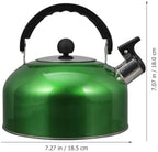 Cabilock Stainless Steel Whistling Tea Kettle Stovetop Tea Kettle for Gas and Induction Cookers Ergonomic Handle Large Capacity Boiling for and Hot Water - Image 3