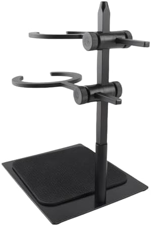 Pour Over Coffee Dripper Stand, Double Layer Hand Brewing Station with Glass Pot and Ceramic Filter Cup, Adjustable Height Coffee Dripper Set for Home or Office Use - Image 2
