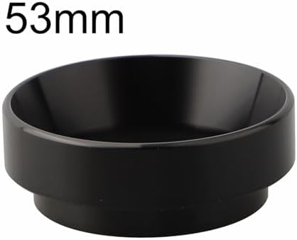 Portafilter Funnel 10 Pieces of Filter Rings 51/53 Mm Coffee Grounds Collector Funnel Coffee Filter(Black 53mm) - Image 2