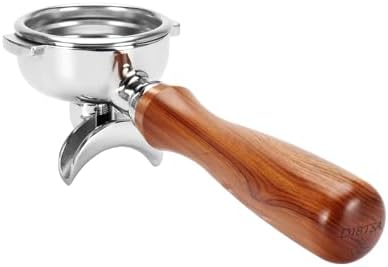 DIBTSA 58mm Portafilter Double Spouts 2 Ears Compatible with E61 Group Head, Flair 58, ECM, Rocket, Sanremo, Synesso, Slayer, Espresso Machine Parts by DIBTSA