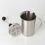 VICASKY Stainless Steel Hand Pump Milk Frother Manual Frothing Cup 600ml - Image 5